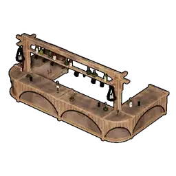 Wooden Counter
