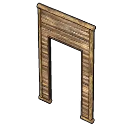 Wooden Pal Passage Entrance